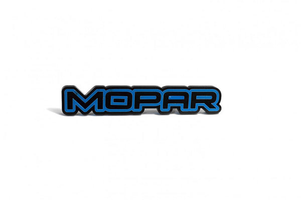 Dodge tailgate trunk rear emblem with Mopar logo (type 2) - decoinfabric