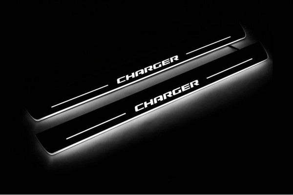 Dodge Charger Car Light Sill With Logo CHARGER - decoinfabric