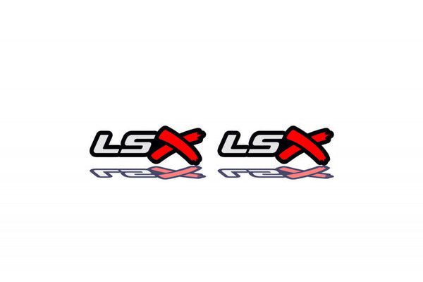 Chevrolet emblem for fenders with LSX logo - decoinfabric
