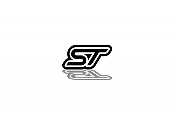 Ford Radiator grille emblem with ST logo (Type 2) - decoinfabric