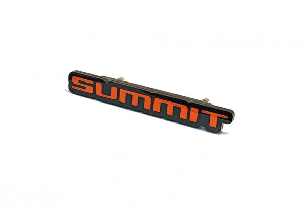 JEEP Radiator grille emblem with Summit logo - decoinfabric