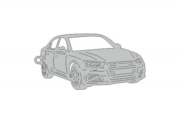 Car Keychain for Audi A4 B9 (type 3D) - decoinfabric