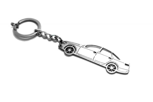 Car Keychain for Audi A6 C6 4D (type STEEL) - decoinfabric