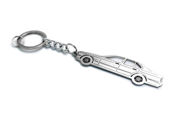 Car Keychain for BMW 5 E34 (type STEEL) - decoinfabric
