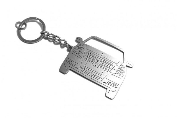 Car Keychain for Cadillac Escalade III (type FRONT) - decoinfabric
