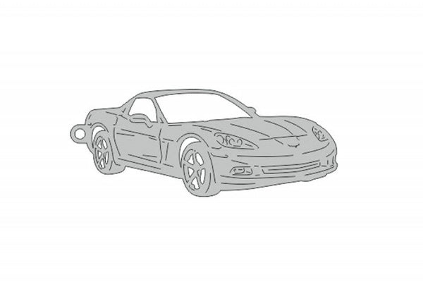 Car Keychain for Chevrolet Corvette VI (type 3D) - decoinfabric