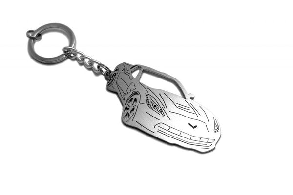 Car Keychain for Chevrolet Corvette VII (type 3D) - decoinfabric