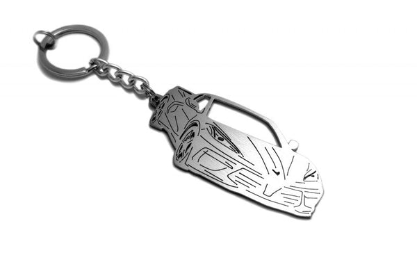 Car Keychain for Chevrolet Corvette VIII (type 3D) - decoinfabric