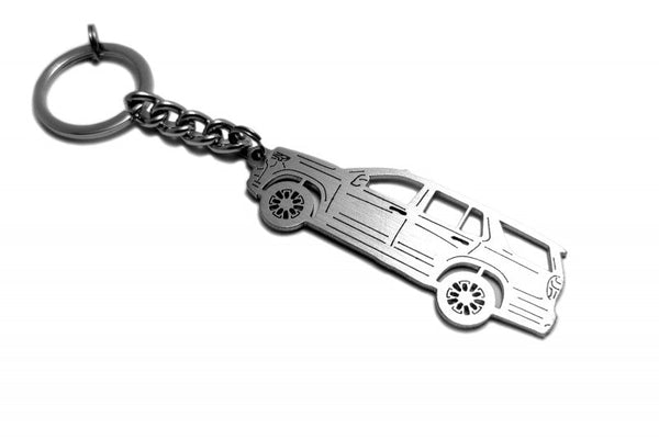 Car Keychain for Chevrolet Tahoe V (type STEEL) - decoinfabric