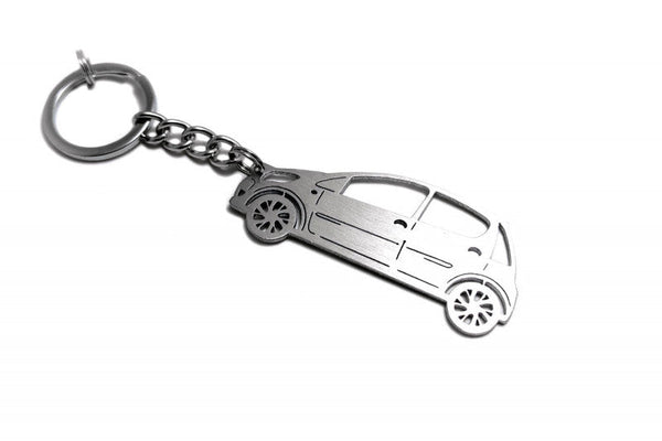 Car Keychain for Citroen C1 I (type STEEL) - decoinfabric