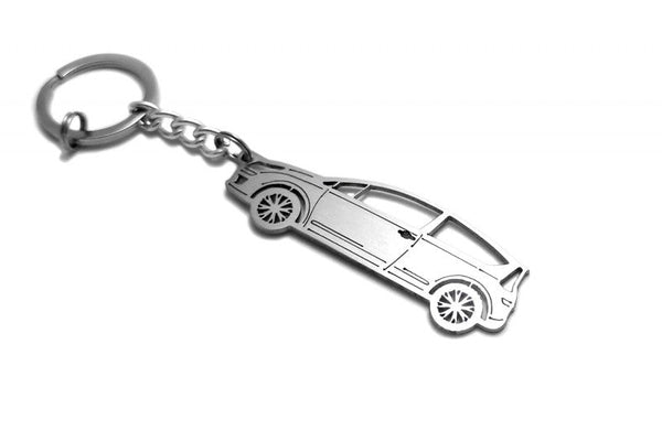 Car Keychain for Citroen C4 I 3D (type STEEL) - decoinfabric