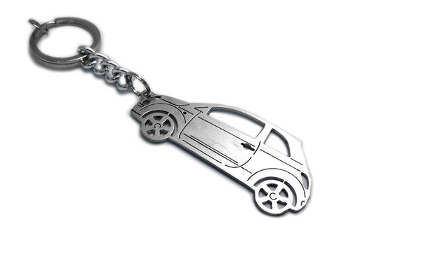 Car Keychain for Fiat 500 (type STEEL) - decoinfabric