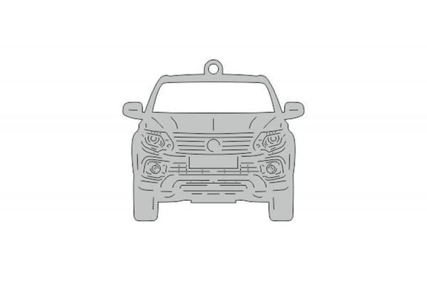Car Keychain for Fiat FullBack (type FRONT) - decoinfabric