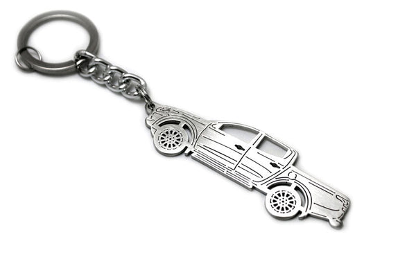 Car Keychain for Fiat FullBack (type STEEL) - decoinfabric