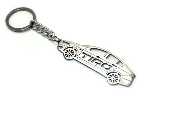 Car Keychain for Fiat Tipo (type STEEL) - decoinfabric