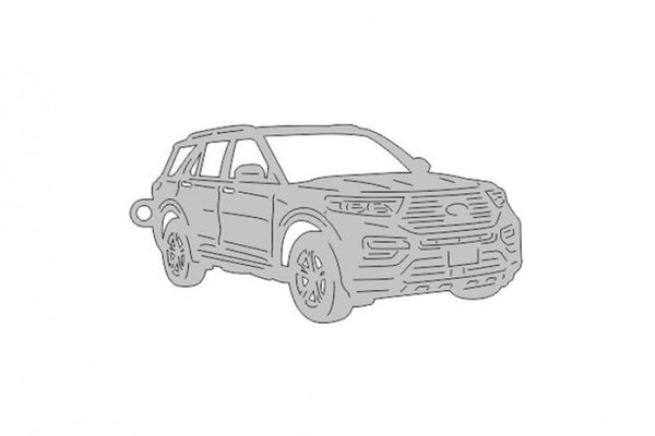 Car Keychain for Ford Explorer VI (type 3D) - decoinfabric