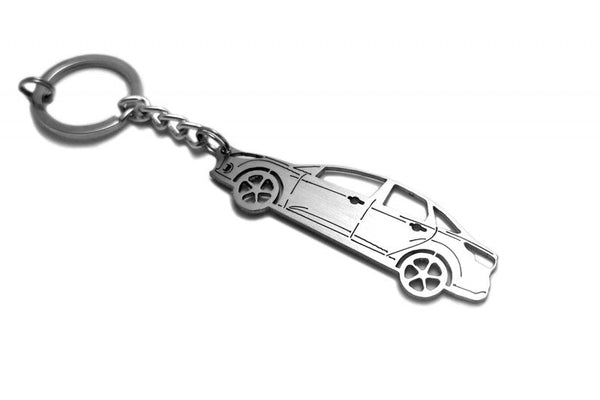 Car Keychain for Ford Focus III 4D (type STEEL) - decoinfabric