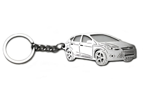 Car Keychain for Ford Focus III 5D (type 3D) - decoinfabric