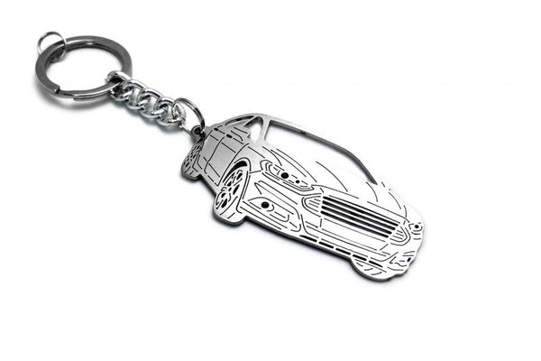 Car Keychain for Ford Fusion II (USA) (type 3D) - decoinfabric