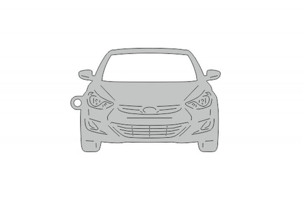 Car Keychain for Hyundai Elantra V MD (type FRONT) - decoinfabric