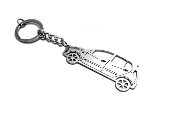 Car Keychain for Hyundai i10 I (type STEEL) - decoinfabric