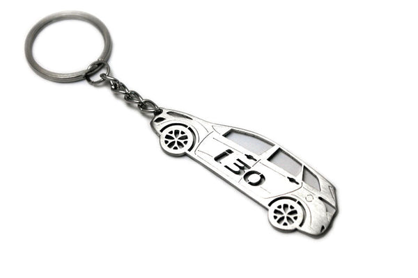 Car Keychain for Hyundai i30 II CW (type STEEL) - decoinfabric