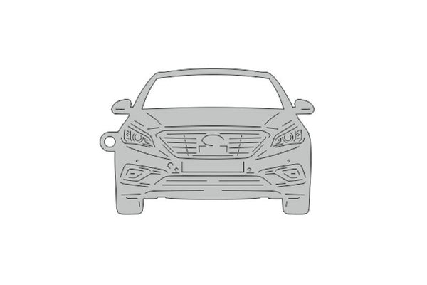Car Keychain for Hyundai SantaFe VII LF (type FRONT) - decoinfabric