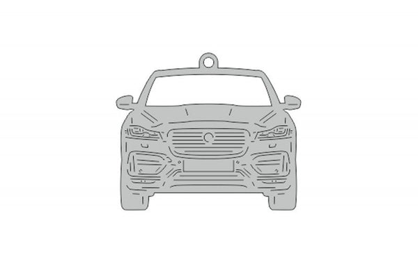 Car Keychain for Jaguar F-Pace (type FRONT) - decoinfabric