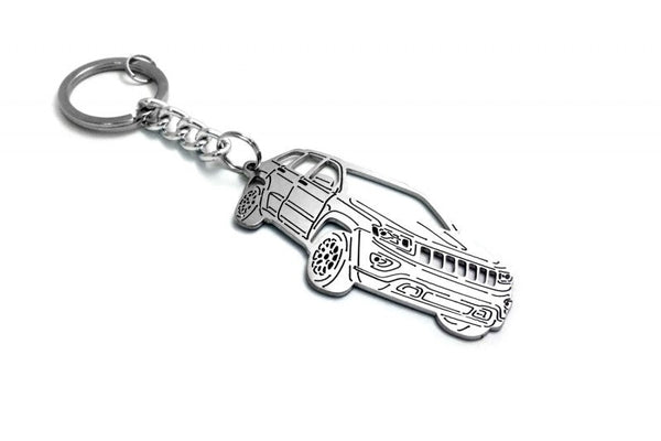 Car Keychain for Jeep Cherokee IV (type 3D) - decoinfabric