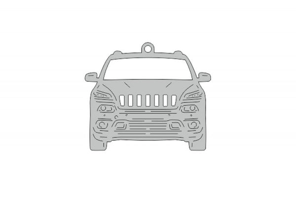 Car Keychain for Jeep Cherokee KL (type FRONT) - decoinfabric