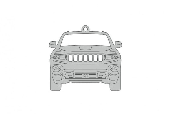 Car Keychain for Jeep Grand Cherokee IV (type FRONT) - decoinfabric