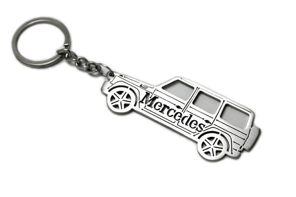 Car Keychain for Mercedes G-Class W463 (type STEEL) - decoinfabric