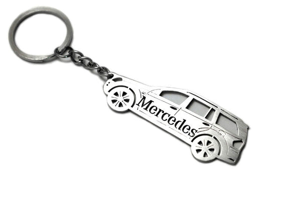 Car Keychain for Mercedes GL-Class X164 (type STEEL) - decoinfabric
