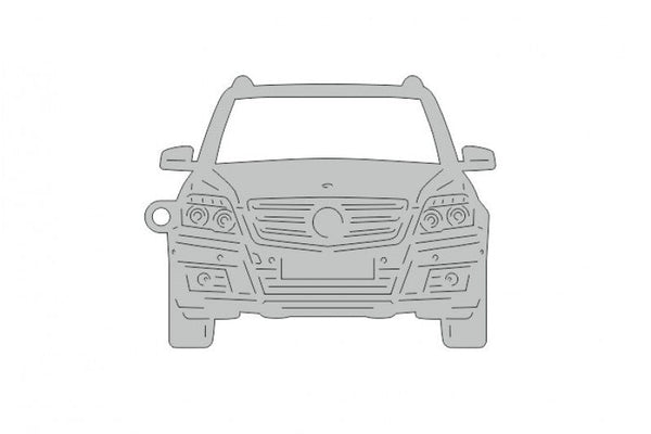 Car Keychain for Mercedes GLK-Class X204 (type FRONT) - decoinfabric