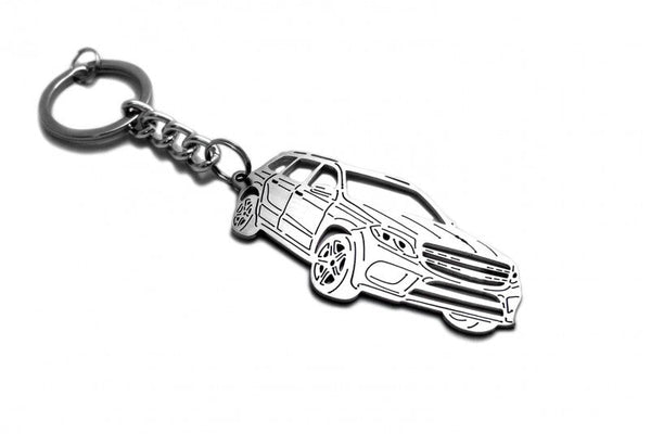 Car Keychain for Mercedes GLS-Class I (type 3D) - decoinfabric