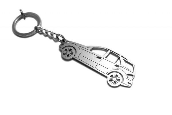 Car Keychain for Mercedes ML-Class W164 (type STEEL) - decoinfabric