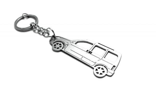 Car Keychain for Peugeot Partner I (type STEEL) - decoinfabric