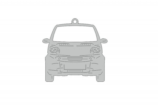 Car Keychain for Smart Fortwo I (type FRONT) - decoinfabric