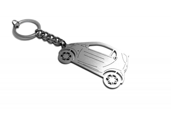 Car Keychain for Smart Fortwo I (type STEEL) - decoinfabric