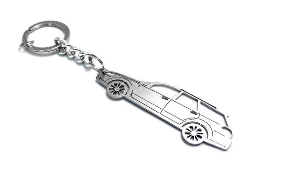 Car Keychain for Subaru Outback III (type STEEL) - decoinfabric