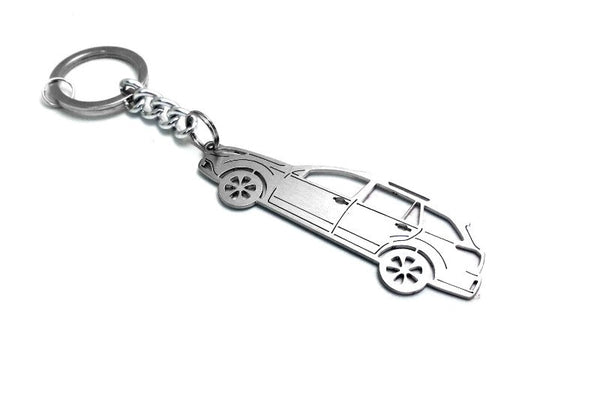 Car Keychain for Subaru Outback IV (type STEEL) - decoinfabric
