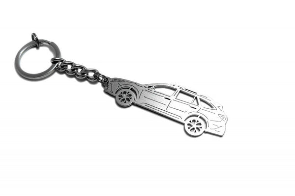 Car Keychain for Subaru Outback VI (type STEEL) - decoinfabric