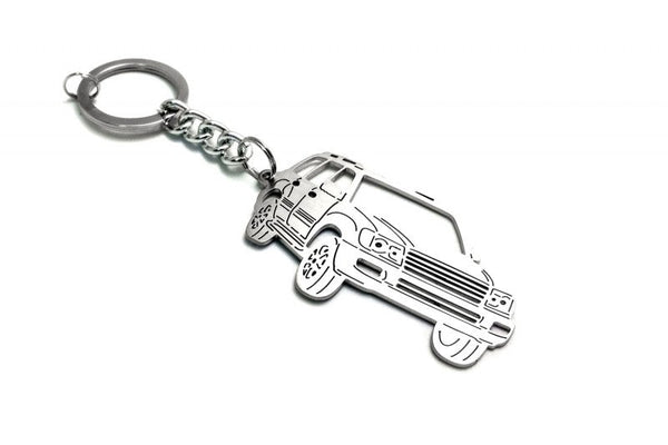 Car Keychain for Toyota LC 100 (type 3D) - decoinfabric