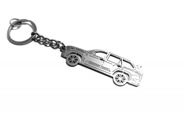 Car Keychain for Toyota Sequoia III (type STEEL) - decoinfabric