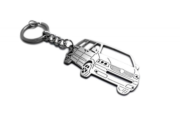 Car Keychain for Volkswagen Multivan T5 (type 3D) - decoinfabric