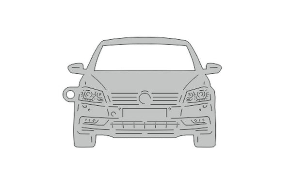 Car Keychain for Volkswagen Passat B7 (type FRONT) - decoinfabric