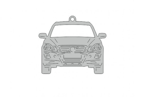 Car Keychain for Volvo XC60 I (type FRONT) - decoinfabric