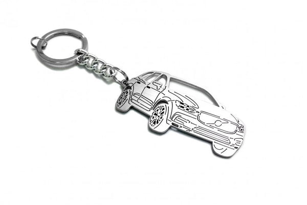 Car Keychain for Volvo XC60 II (type 3D) - decoinfabric