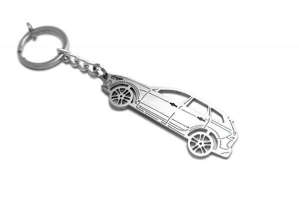 Car Keychain for Volvo XC60 II (type STEEL) - decoinfabric