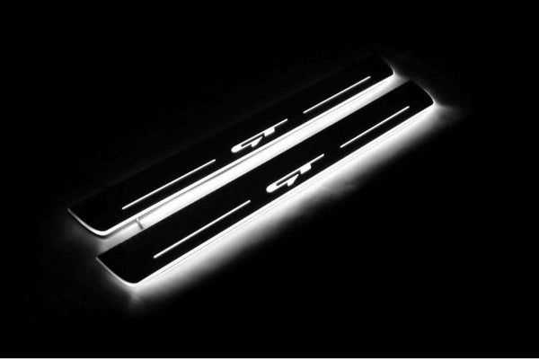 KIA Ceed II LED Door Sill With Logo GT - decoinfabric